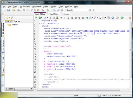 CoffeeCup HTML Editor 绿色版