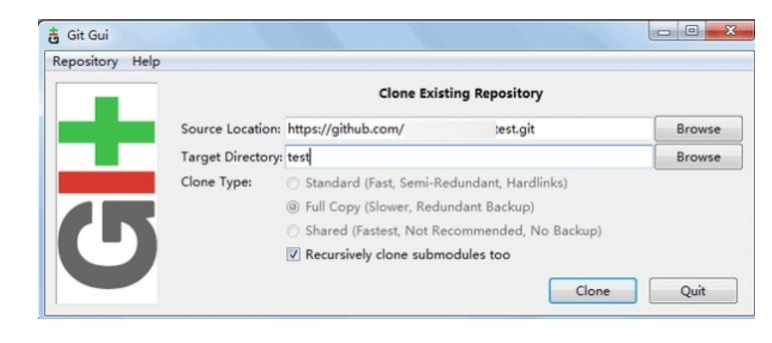 Git gui(git客户端) 64位 v2.16.2官方版