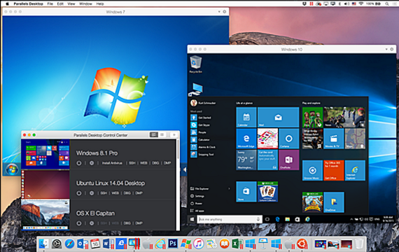 这里我们需要用到一款虚拟机:parallels desktop